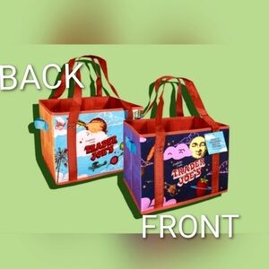 Trader Joes Standup Reinforced Collapsible Bag/Box Lmtd Surrealist Release 1 bag